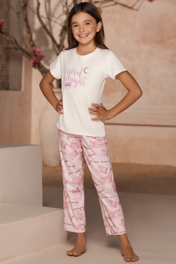 Conjunto Pantalón M-Corta Niña 12210