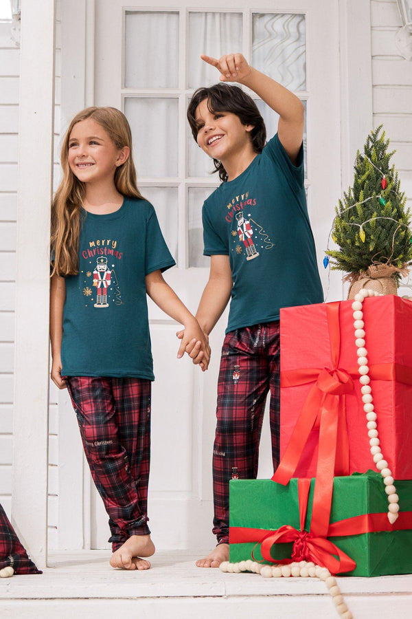 Pijama De Unisex Pantalón Verde 23072