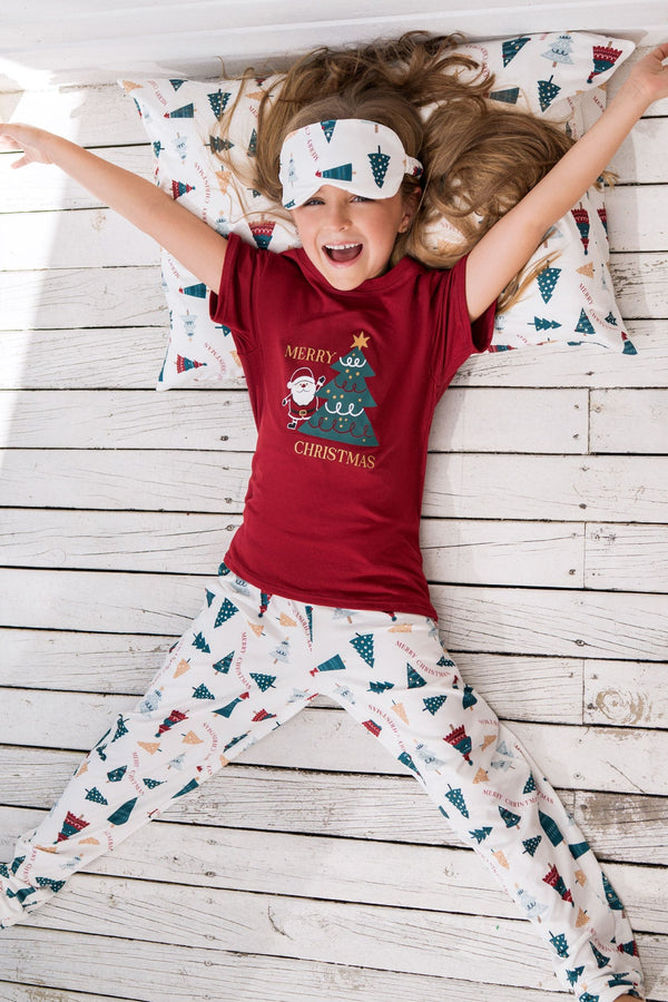 Pijama De Unisex Pantalón Rojo 23069