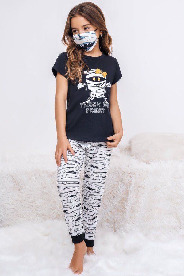 11622  Conjunto Jogger Manga Corta Niña