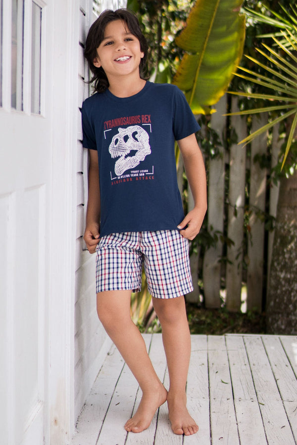 Pijama Niño Azul Oscuro 21061