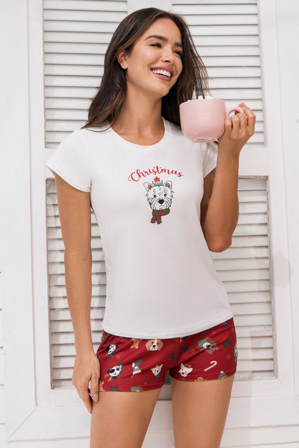 Pijama Mujer Short  12408