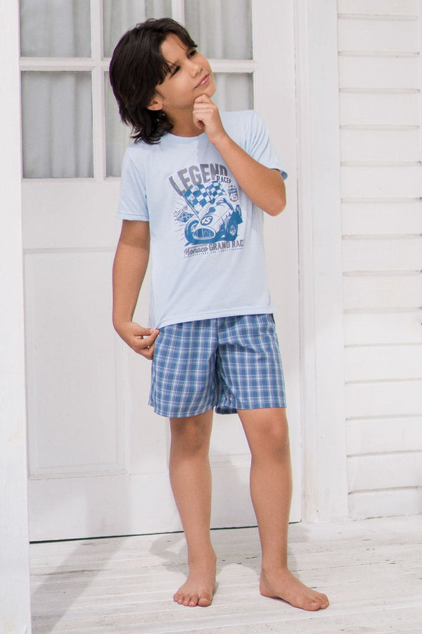 Pijama Niño Azul 21062